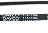 Ремень генератора DAYCO 10A0710C клиновой зубчатый для 8 кл карбюраторных ВАЗ 2108-21099, 2110-2112, 2113-2115