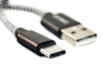 USB-кабель с разъемом Type C в тканевой оплетке