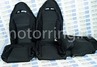 Обивка (не чехлы) сидений Recaro (черная ткань, центр Искринка) для ВАЗ 2110, Лада Приора седан
