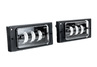 Светодиодные ПТФ Sal-Man 40W 4600lux 3 полосы двухцветные (бело-синий 6000К и желтый 3000К) для ВАЗ 2110-2112, 2113-2115, Шевроле Нива до рестайлинга 2009 года