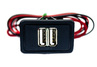 USB зарядное на 2 слота вместо заглушки панели приборов для ВАЗ 2108-21099 с высокой панелью, ВАЗ 2113-2115, Лада 4х4 (Нива) 21213, 21214, 2131