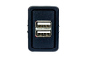 USB зарядное на 2 слота вместо заглушки панели приборов для ВАЗ 2108-21099 с высокой панелью, ВАЗ 2113-2115, Лада 4х4 (Нива) 21213, 21214, 2131
