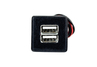 USB зарядное на 2 слота вместо заглушки кнопки для ВАЗ 2110, 2111, 2112