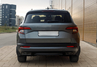 Имитация двойного выхлопа с серебристым обрамлением для Skoda Karoq