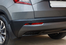 Имитация двойного выхлопа с черным лаковым обрамлением для Skoda Karoq