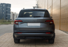 Имитация двойного выхлопа с черным лаковым обрамлением для Skoda Karoq