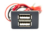 USB зарядное устройство АПЭЛ на 2 слота вместо заглушки панели приборов для автомобилей ГАЗель Некст, Бизнес