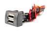 USB зарядное устройство АПЭЛ на 2 слота вместо заглушки панели приборов для автомобилей ГАЗель Некст, Бизнес