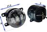 Двухцветные диодные ПТФ SL 30W 3000/6000к с регулировкой для Лада Гранта FL, Веста, Веста NG, Икс Рей, Ларгус FL, Нива Урбан, Искра, Рено