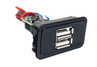 USB зарядное на 2 слота вместо заглушки панели приборов ВАЗ 2106, 2107
