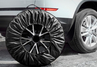 Черные чехлы AutoFlex для хранения автомобильных колес размером от 15 до 20 дюймов