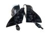 Механические боковые зеркала Autocomponent с белой накладкой для ВАЗ 2108-21099, 2113-2115