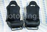 Комплект анатомического салона Recaro в сборе ткань с черной тканью 10мм (цветная строчка Соты) для ВАЗ 2110, Лада Приора седан