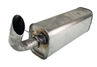 Глушитель основной квадратный для Шевроле Нива с 2009 г.в.