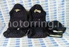 Обивка (не чехлы) сидений Recaro ткань с алькантарой (цветная строчка Ромб/Квадрат) для ВАЗ 2111, 2112, Лада Приора хэтчбек, универсал