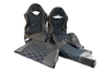 Обивка (не чехлы) сидений Recaro экокожа с алькантарой (цветная строчка Соты) для ВАЗ 2108-21099, 2113-2115, 5-дверная Нива 2131