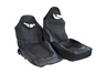 Обивка (не чехлы) сидений Recaro (черная ткань, центр Ультра) для 3-дверную Лада 4х4 (Нива) 21213, 21214