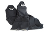 Обивка (не чехлы) сидений Recaro (черная ткань, центр Ультра) для 3-дверную Лада 4х4 (Нива) 21213, 21214