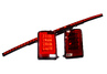 Комплект диодных фонарей TheBestPartner с LED обводкой и дополнительным стоп-сигналом (Полосы) с режимом повторителя на дверь багажника для Лада 4х4, Нива Легенд	