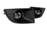 Двухцветные диодные ПТФ Sal-Man 50W 8000lux 2 линзы (3000 и 6000К) для Land Cruiser Prado 120 2002-2009 г.в.