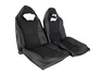 Обивка (не чехлы) сидений Recaro экокожа с тканью для ВАЗ 2111, 2112, Лада Приора хэтчбек, универсал