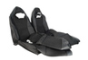Обивка (не чехлы) сидений Recaro экокожа с тканью для ВАЗ 2111, 2112, Лада Приора хэтчбек, универсал