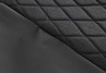 Обивка (не чехлы) сидений Recaro экокожа с тканью Полет (цветная строчка Ромб/Квадрат) для ВАЗ 2110, Лада Приора седан