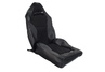 Обивка (не чехлы) сидений Recaro экокожа с тканью Полет (цветная строчка Ромб/Квадрат) для ВАЗ 2110, Лада Приора седан