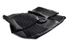 Обивка (не чехлы) сидений Recaro экокожа с тканью Полет (цветная строчка Ромб/Квадрат) для ВАЗ 2110, Лада Приора седан