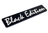 Черная глянцевая эмблема (шильдик) BLACK EDITION на скотче