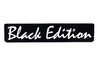Черная глянцевая эмблема (шильдик) BLACK EDITION на скотче