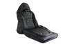 Обивка (не чехлы) сидений Recaro экокожа гладкая с цветной строчкой Ромб/Квадрат для 3-дверную Лада 4х4 (Нива) 21213, 21214