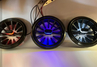 Дефлектор воздуховода в стиле AMG с синей LED подсветкой для Лада Калина 2, Гранта, Гранта FL, Ларгус, Датсун ОН-ДО, МИ-ДО, Рено Логан, Дастер, Сандеро