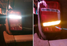 LED задние фонари красные Тюн-Авто с бегающим (динамическим) повторителем для Лада 4х4 (Нива) 21213, 21214, 2131