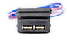 USB-зарядное устройство Штат в консоль на 2 разъема для Лада Икс Рей, Икс Рей Кросс, Ларгус FL, Ларгус FL Кросс, Ниссан Террано, Рено Дастер, Аркана, Логан 2, Сандеро 2