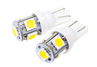 Светодиодные лампы T10 501 4smd cob 1063 W5W для габаритов и повторителей поворотников