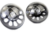 Светодиодные фары Sal-Man 90W 5800-7200lux, 7 дюймов с линзой, динамическим повторителем поворотника и ДХО для ВАЗ 2101, 2102, Лада 4х4, Нива Легенд