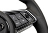 Анатомический руль в стиле Джип с муляжом подушки безопасности и черными лаковыми вставками для ВАЗ 2110-2112 с европанелью, Лада Приора, Калина, Калина 2, Гранта, Гранта FL, Нива Тревел, Шевроле Нива