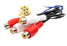 Mini ISO RCA переходник для магнитолы для Лада Веста, Гранта, Гранта FL, Калина 2, Приора 2