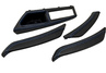 Комплект внутренних накладок ручек дверей обшитые экокожей для Лада Веста