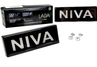 Повторители поворота LED с надписью Niva оранжевые для Лада 4х4, Нива Легенд
