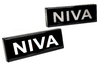 Повторители поворота LED с надписью Niva белые для Лада Нива 4х4