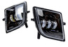 Диодные двухцветные ПТФ Sal-Man 65W 8600lux (бело-синий 6000К и желтый 3000К) для Мазда 6 2007-2013 г.в.