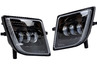 Диодные двухцветные ПТФ Sal-Man 65W 8600lux (бело-синий 6000К и желтый 3000К) для Мазда 6 2007-2013 г.в.
