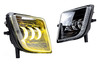 Диодные двухцветные ПТФ Sal-Man 65W 8600lux (бело-синий 6000К и желтый 3000К) для Мазда 6 2007-2013 г.в.