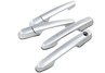 Наружные евроручки дверей Тюн-Авто окрашенные в цвет Снежная королева (690) для ВАЗ 2109, 21099, 2114, 2115