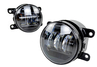 Комплект подключения ПТФ Sal-Man 65W с подрулевым переключателем и рамками для Лада Веста NG