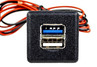 Быстрое зарядное устройство USB 3.0 на 2 слота вместо заглушки кнопки для ВАЗ 2110, 2111, 2112