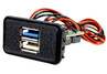 Быстрое зарядное устройство USB 3.0 на 2 слота вместо заглушки панели приборов ВАЗ 2106, 2107