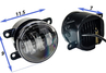 Диодные ПТФ Sal-Man 60W 5800lux 5 полос для Лада Гранта FL, Веста, Веста NG, Икс Рей, Ларгус FL, Нива Урбан, Искра, Рено